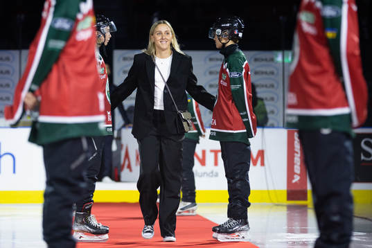 Frölundas damlags lagkapten Hanna Olsson