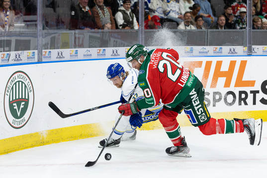 Leksands Anton Lindholm och Frölundas Joel Lundqvist
