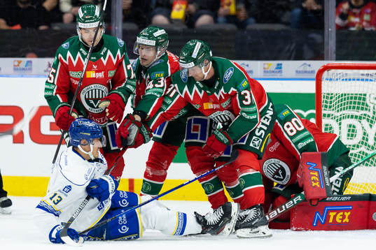 Leksands Jon Knuts mot Frölundas Radan Lenc, Tom Nilsson