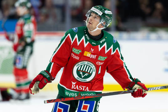 Frölundas Nicklas Lasu deppar