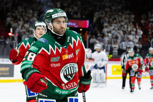 Frölundas Anthony Greco jublar