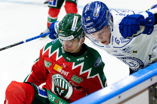 Frölundas Nicklas Lasu och Leksands Kalle Östman