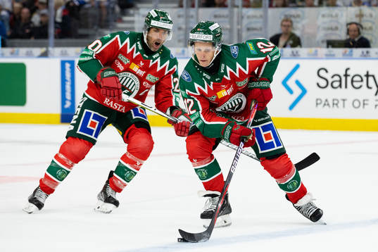 Frölundas Joel Lundqvist och Max Friberg