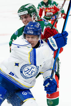 Frölundas Jere Innala och Leksands Patrik Zackrisson