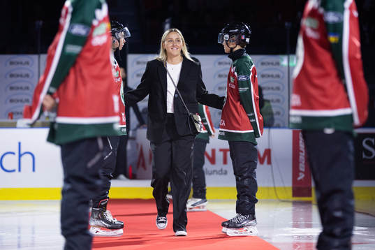 Frölundas damlags lagkapten Hanna Olsson