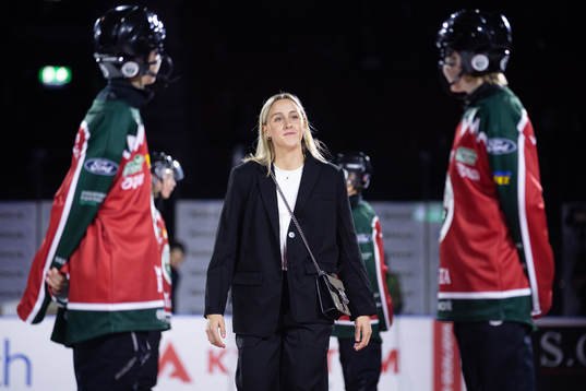 Frölundas damlags lagkapten Hanna Olsson