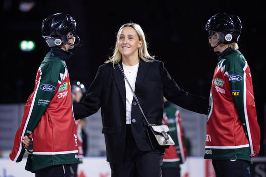 Frölundas damlags lagkapten Hanna Olsson