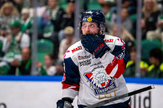 Linköpings Linus Hultström deppar