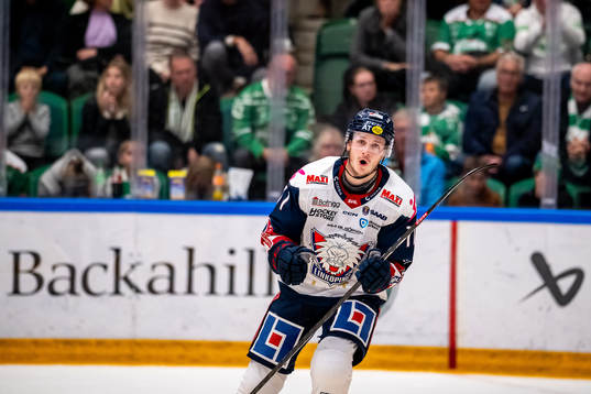 Linköpings Henrik Törnqvist jublar