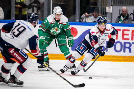 Rögles Erlend Lesund och Linköpings Linus Hultström