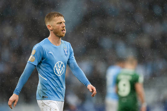 Malmö FFs Anders Christiansen deppar