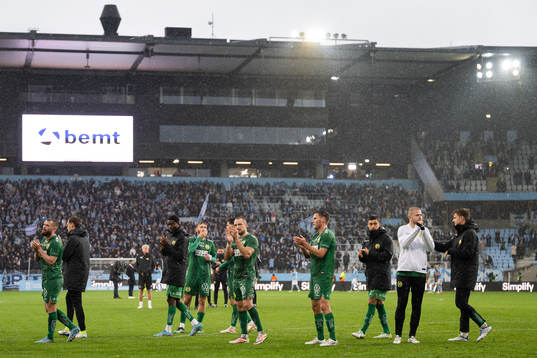 Hammarbys spelare deppar