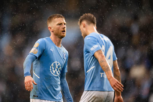 Malmö FFs Anders Christiansen deppar