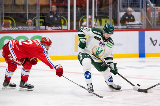 Timrås Per Svensson och Färjestads Theodor Lennström