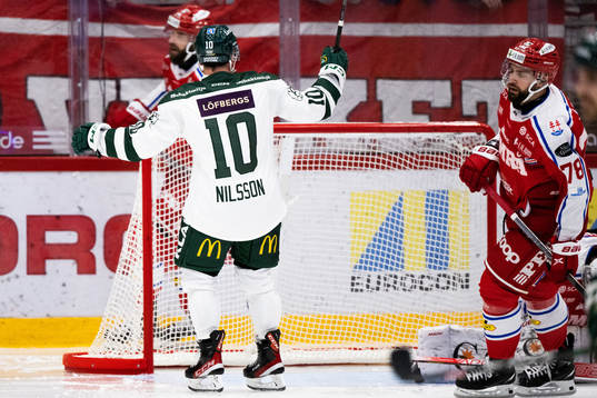 Färjestads Marcus Nilsson jublar