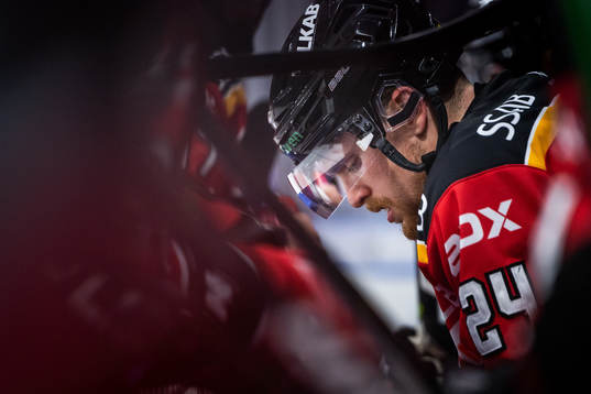 Luleås Brendan Shinnimin deppar i båset