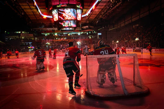 under ishockeymatchen i SHL mellan Luleå och Växjö