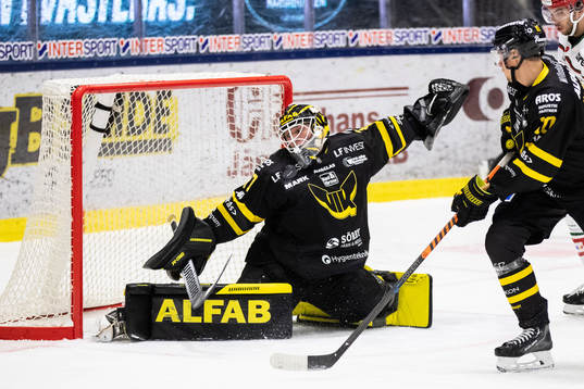 Västerås målvakt Johan Gustafsson