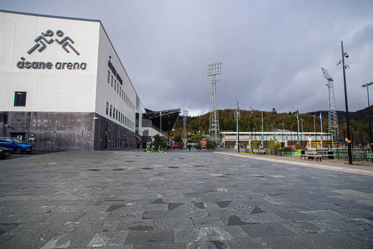 General exterior view of Åsane Arena