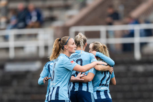 Djurgårdens spelare jublar