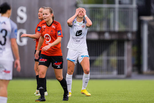 Marija Aleksic of Arna-Bjørnar reacts