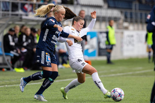 Linköpings Alva Selerud och Häckens Hanna Wijk