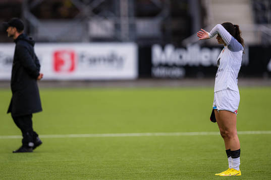 Marija Aleksic of Arna-Bjørnar looks dejected