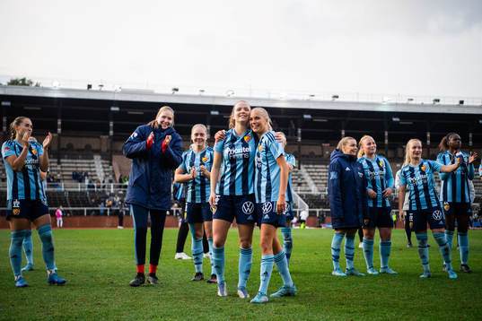 Djurgårdens Julia Walentowicz och Sara Lilja Vidlund