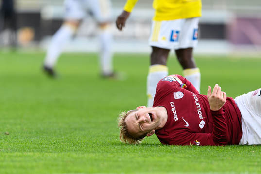 Qvidings Noa Bernhardtz har ont