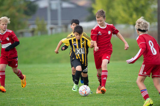 i matchen för pojkar födda 2012, U10, mellan IFK