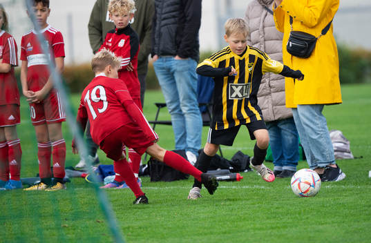 i matchen för pojkar födda 2012, U10, mellan IFK