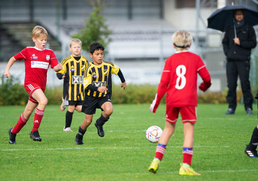 i matchen för pojkar födda 2012, U10, mellan IFK