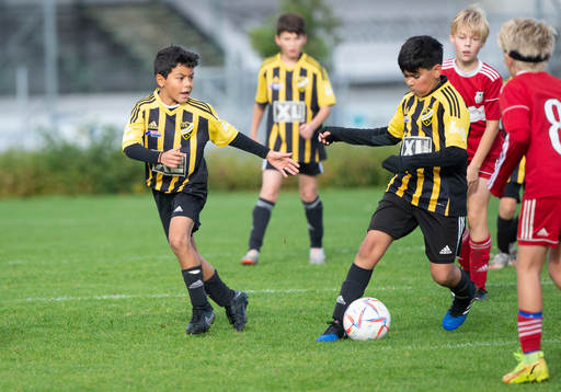 i matchen för pojkar födda 2012, U10, mellan IFK