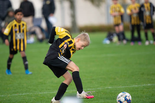 i matchen för pojkar födda 2012, U10, mellan IFK