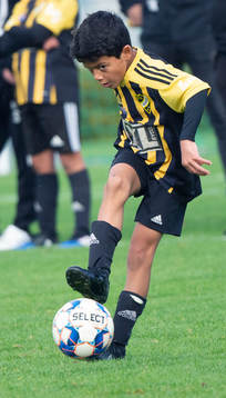 i matchen för pojkar födda 2012, U10, mellan IFK