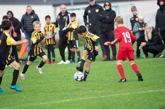 i matchen för pojkar födda 2012, U10, mellan IFK