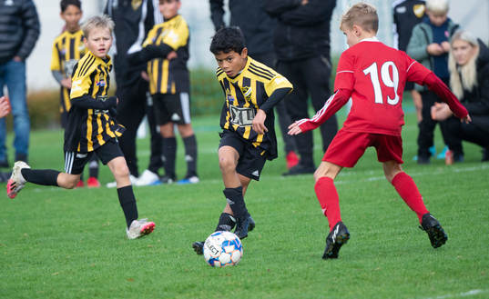 i matchen för pojkar födda 2012, U10, mellan IFK