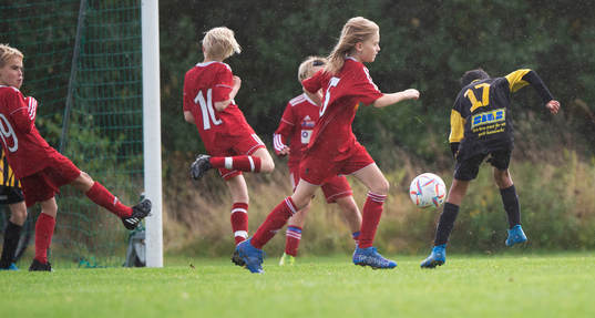 i matchen för pojkar födda 2012, U10, mellan IFK