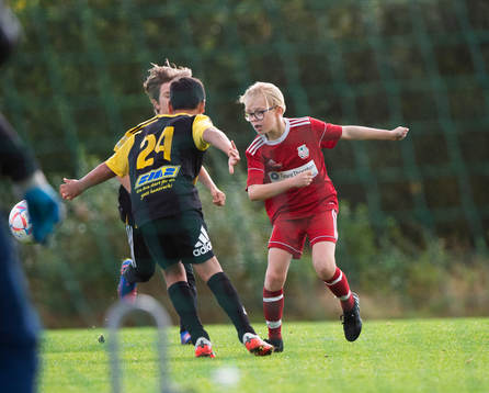 i matchen för pojkar födda 2012, U10, mellan IFK