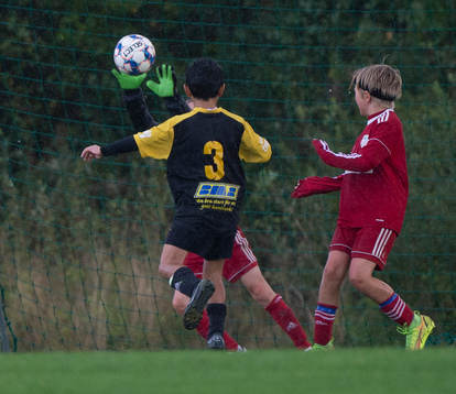 i matchen för pojkar födda 2012, U10, mellan IFK