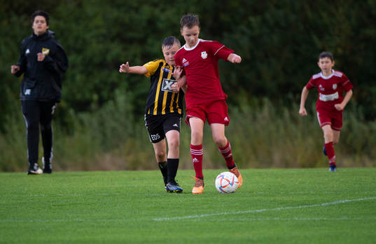 i matchen för pojkar födda 2012, U10, mellan IFK