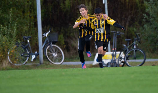 i matchen för pojkar födda 2012, U10, mellan IFK