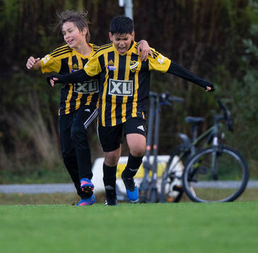 i matchen för pojkar födda 2012, U10, mellan IFK