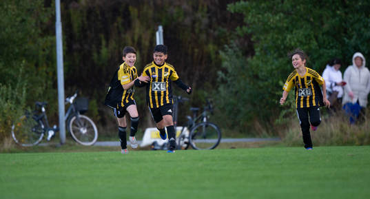 i matchen för pojkar födda 2012, U10, mellan IFK
