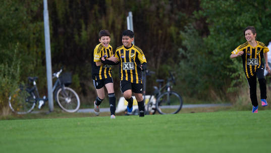 i matchen för pojkar födda 2012, U10, mellan IFK