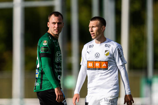 Varbergs Filip Bohman och Häckens Kristoffer Lund Hansen