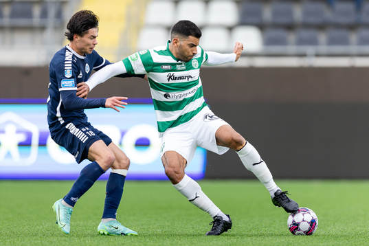 Utsiktens William Milovanovic och Västerås SKs Pedro