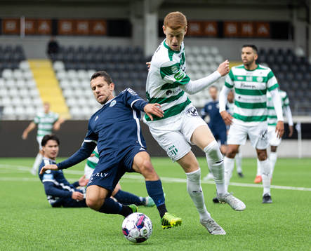 Utsiktens Predrag Randelovic  och Västerås SKs Daniel Ask