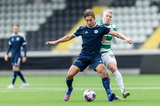 Utsiktens Wilhelm Nilsson och Västerås SKs Simon Johansson