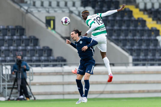 Utsiktens Jonathan Quintero Olsson och Västerås SKs